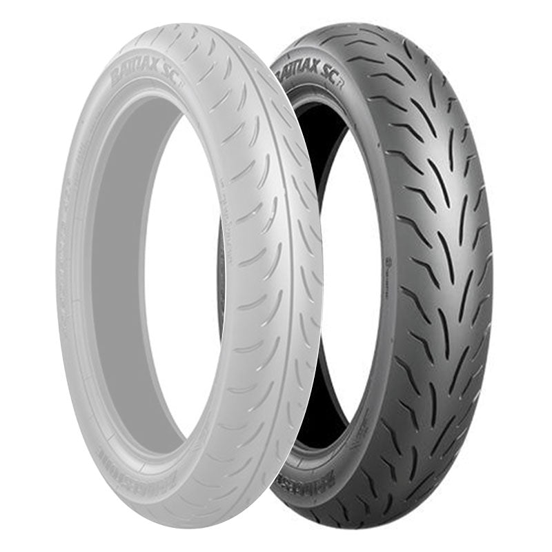 Bridgestone, Bridgestone 130/70-12 SC1 Tubeless Rear Scooter Tyre